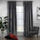 Rideau simple extra long et extra large en velours mat luxueux