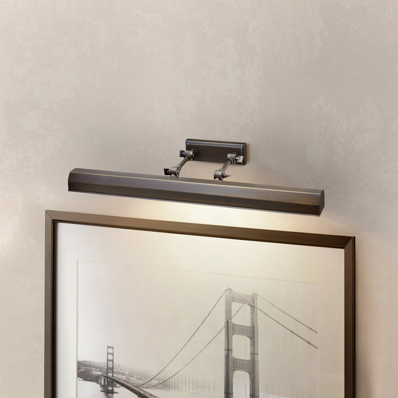 Chawton Picture Light, Dark Bronze, 5" H x 26" W x 7.5" D