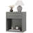 Valerica 1-Drawer Fluted Nightstand with Charging Station-1333228232