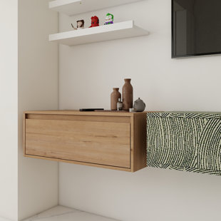 30'' Inch Wall Mount Floating Bathroom Vanity Cabinet Base Only - Top & Sinks Not Included
