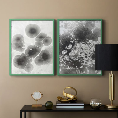 Impression encadrée Marble V-Premium - prête à être accrochée - aucun clou requis - aucun clou requis