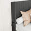 Lit avec rangement relevable, conception moderne, tête de lit à oreilles, hublots, lit tapissier en tissu avec rangement au gaz, style sans sommier,-118042505-118042507
