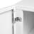 Ottobert Metal Printer Stand With Door & Adjustable Shelf File Cabinet - White Home Office Table Storage-121505486