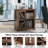 Printer Stand With Storage,  Farmhouse File Cabinet With Socket And Usb Charging Port