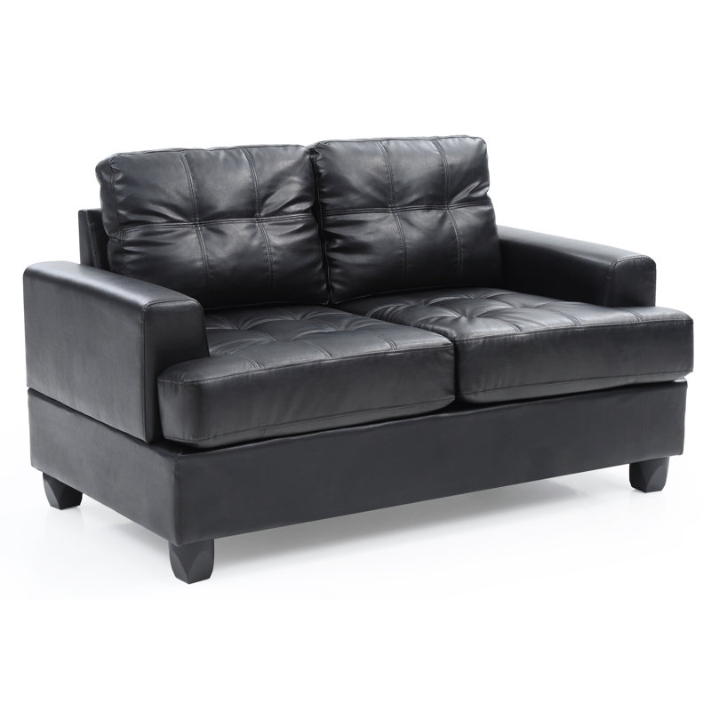 Stylish Transitional Loveseat For Two