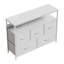 Multi-Function Steel-Wood 5-Drawer Storage Cabinet with Fabric Drawers, and Power Outlets-1700506733