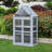 Nara Mini Cedar Greenhouse With Adjustable Shelving And Damp-Proofed Design