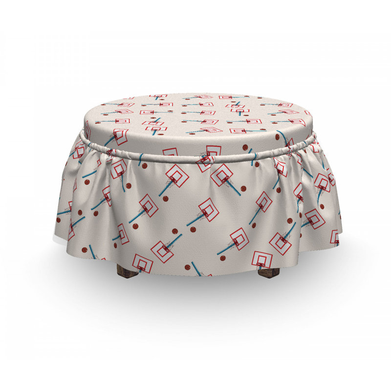 Housse pour repose-pieds school basket