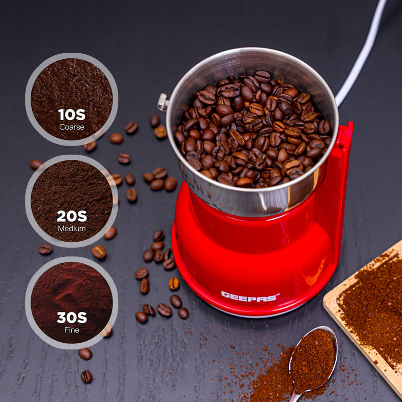 Geepas Stainless Steel Electric Blade Coffee Grinder