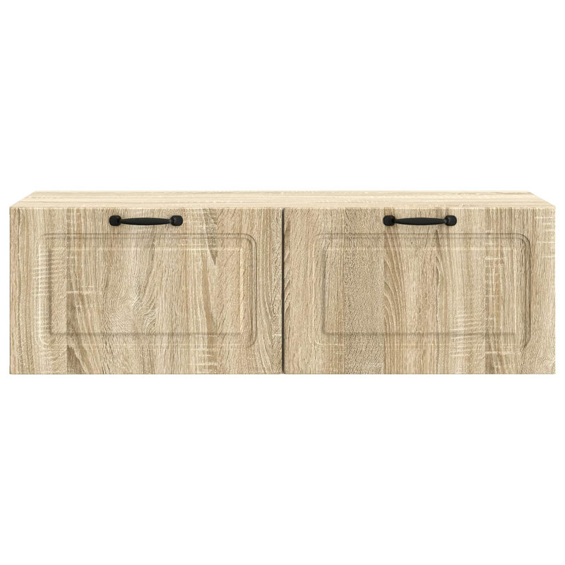 Unfinished TV Stand, Sonoma Oak, 30cm H x 98cm L x 41cm W