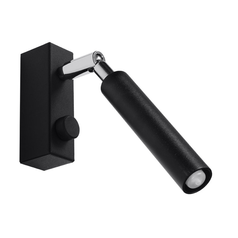 Algertha Armed Sconce, Czarny