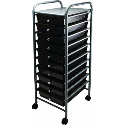 37.6'' H x 15.25'' W File Cart with Wheels