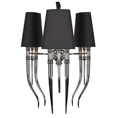 Sonya 6 - Light Shaded Chandelier