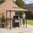 8 Ft. W x 5 FT. D Steel Grill Gazebo Gazebo