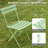  Iron Table And Folding Chair Set, 2 - Person Round Outdoor Dining Set-216455091