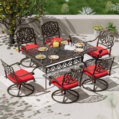 Ensemble repas extérieur L 59,06 po Tanielu