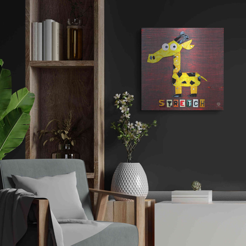 «Stretch The Giraffe» par Design Turnpike, H 24 po x l 24 po