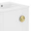 Meuble-lavabo compact de 20 po avec lavabo en céramique, tablette réglable et rangement latéral, poignées demi-lune-1711602507