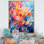 «Colorful Pastel Vibrant Foliage II», reproduction sur toile
