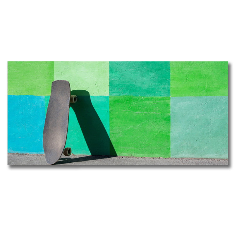 Board Break - Unframed Photograph, Aluminum