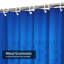Rideau de douche abstrait bleu foncé avec 12 crochets-641060136