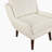 Wasola 26.5" Modern & Contemporary Accent Chair with Chenille Fabric Upholstery, Espresso Solid Wood Legs, Foam over Pocket Coils-965664872