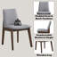 Chaise d'appoint en tissu (ensemble de 2)