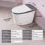 Smart Toilet with Built-in Tank, Auto Open/Close Lid, Heated Seat,Auto Flush And Multiple Wash Function(Remote Included)