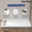 Base de douche blanche 60 po x 32 po avec ensemble de bonde et couvercle de bonde inclus, bac de douche antidérapant, bonde gauche-91964490