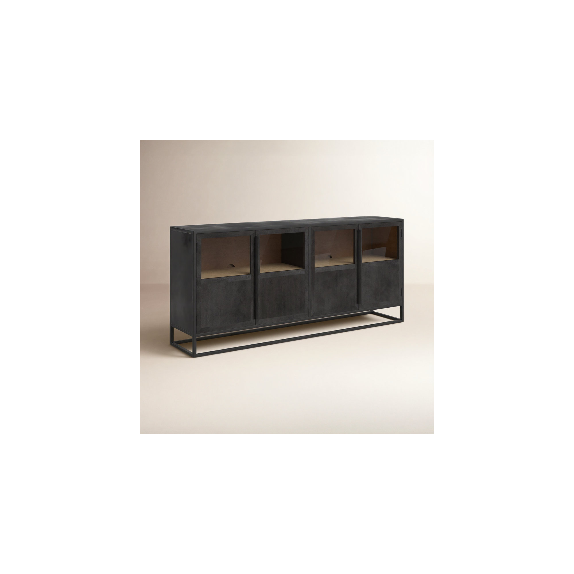Clementine 80" Sideboard, Black