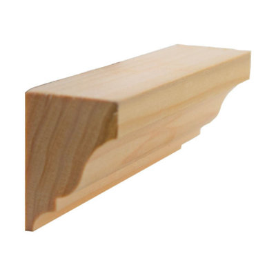 EWSC18 Solid Crown 1-3/4" High x 1-1/4" Deep Moulding. Unfinished