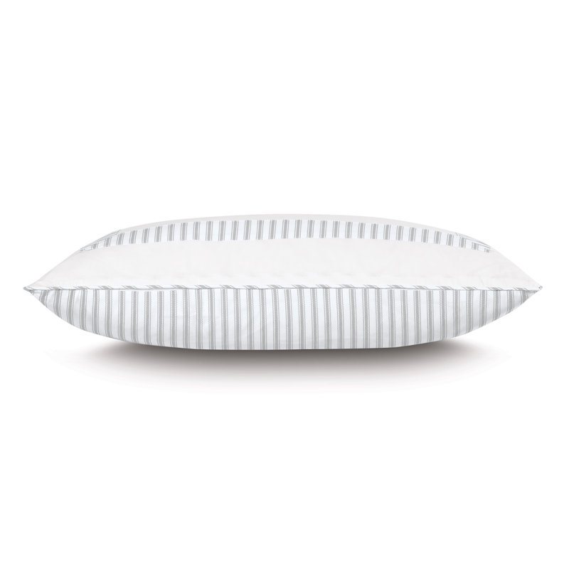 Coussin décoratif Blass Ticking par Alexa Hampton, Brume