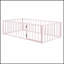 Structure de lit en métal durable avec clôture de sécurité et porte, parfaite pour un sommeil confortable et sécuritaire-51780856