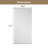 Rectangle Full Length 72 x 36 Wall Mirror Home Gym Mirror Tempered Glass Mirror