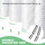 Rideau de douche Boho en tissu capitonné à chevrons-790641731
