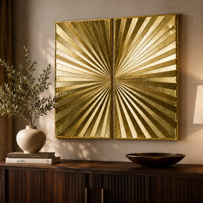 Solana Sunburst Framed Wall Art