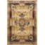 Tapis jaune à motif tissé lavable moderne-1778525253