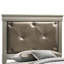 Lit simple élégant avec finition métallique, structure durable et conception élégante pour un sommeil confortable-1834061459