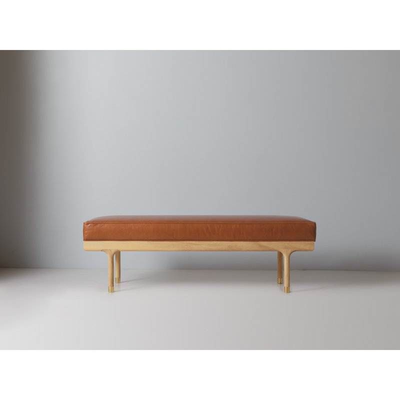 Simple Solid Wood Bench, Nature