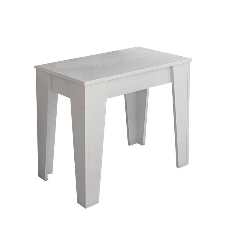 Omeara Solid Wood Dining Table, White