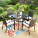 Argyri Square 5-Pieces Patio Dining Set With Cushions