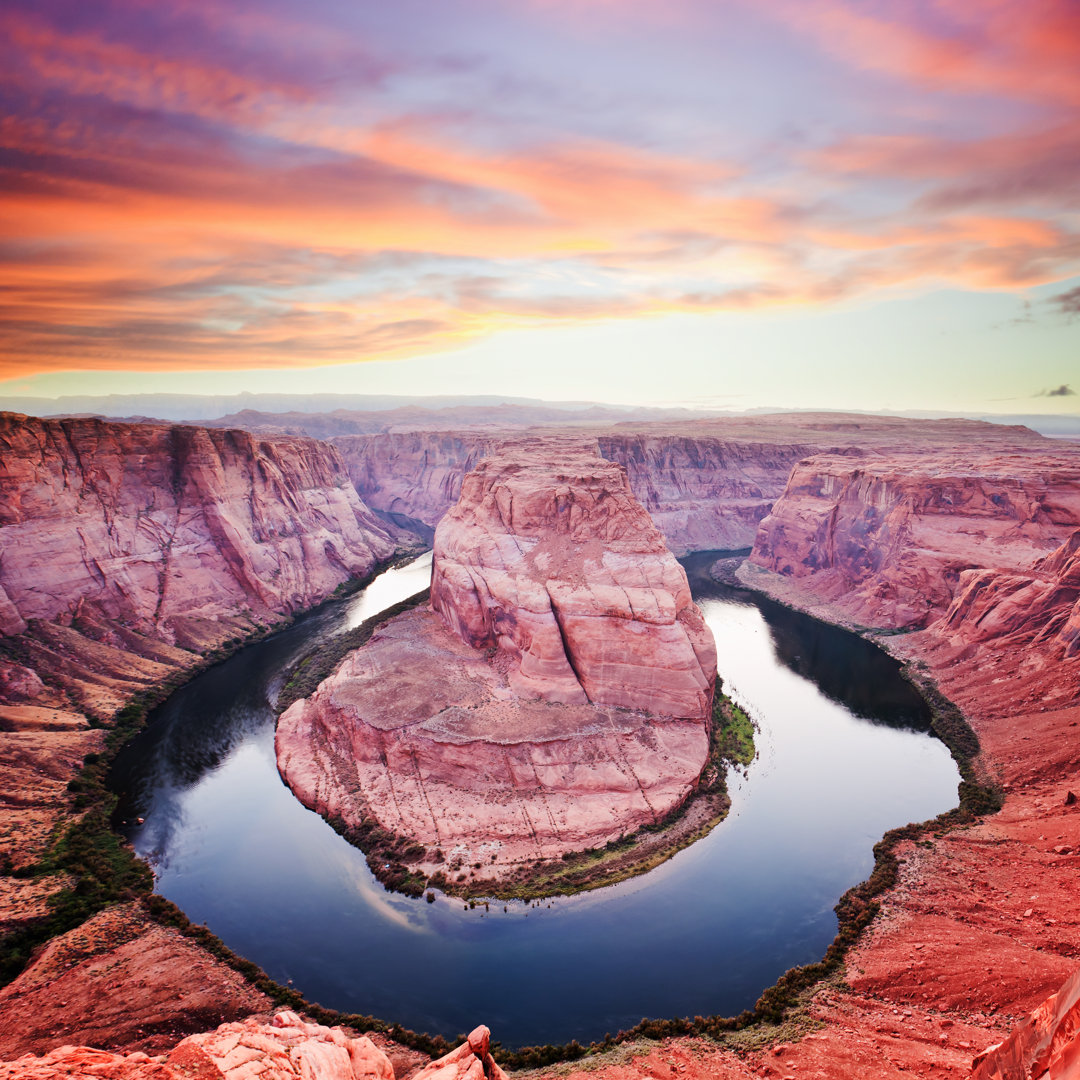 Horseshoe Bend in der Abenddämmerung von FernandoAH - Drucken