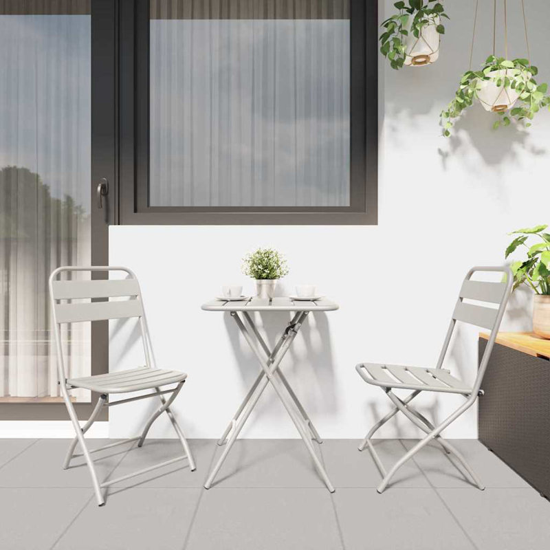 Patio Dining Side Chair, Beige