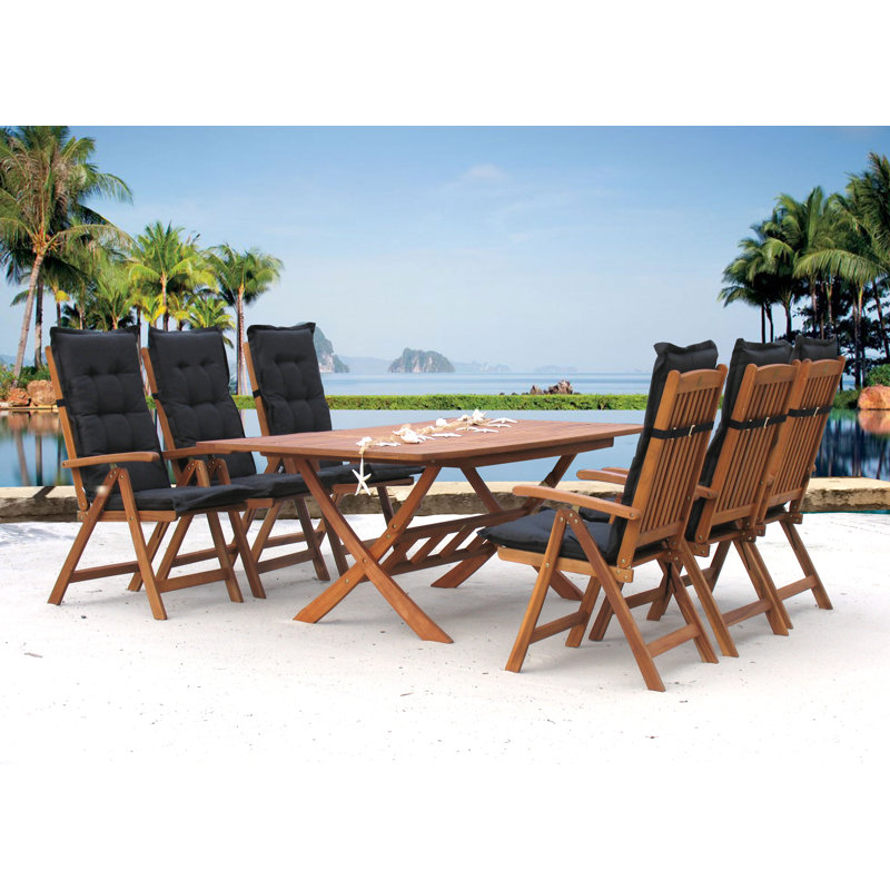 Hammons Patio Dining Armchair with Cushion