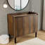 Meuble-lavabo modulaire Valdren 36 po, noyer seulement
