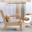 Canapé confortable de style Mid-Century moderne avec fabrication en bois robuste-40180002