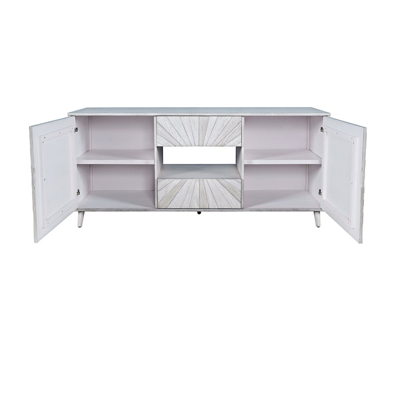 Armoire de rangement Sylmar Fann, Bois gris, L 70 po x P 18 po