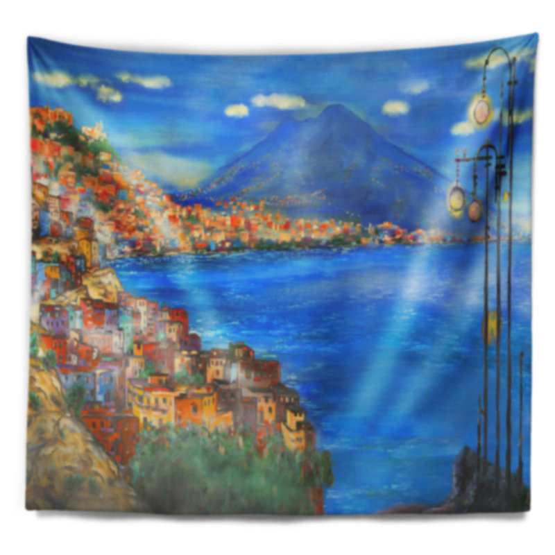 Landscape Polyester Tapestry, 68" H x 80" W