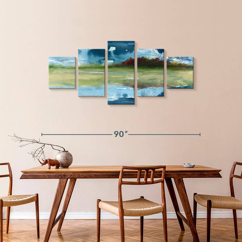 Mirrored, 36" H x 80" W