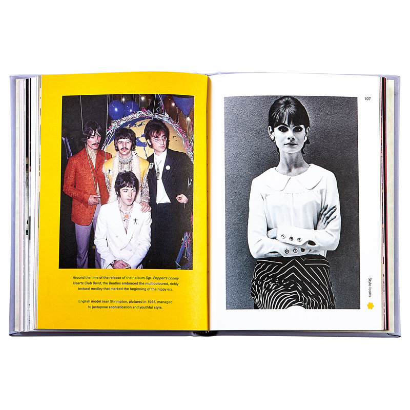 Graphic Image Little Book of London Style, Coffee Table Book, Leather, Lilac